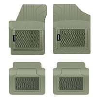 Pantsaver Custom Fit padlószőnyegek a Landrover Defender számára minden időjárási védelem -1 és 2. sor -Magas emelt szegélyvédelem