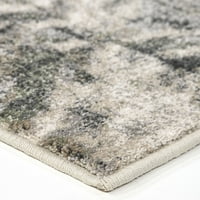 Orian szőnyegek vaskő geometriai szürke terület szőnyeg, 6'7 9'6