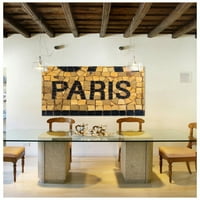 Paris Mosaic festmény nyomtatás becsomagolt vászon