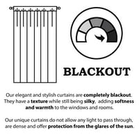 Designart 'Multolored Toll -minta' Southwestern Blackout függönypanel