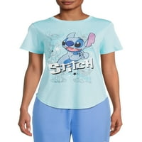 A Disney Stitch női grafikus póló rövid ujjú