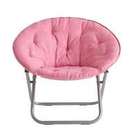 Mainstays nagy szuper puha mikrosuede 30 csészealj szék, forró rózsaszín
