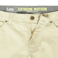 Lee férfi szélsőséges mozgás egyenes illesztés zseb nadrág