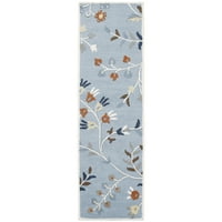 Ottomanson Agra Floral Beltéri Kézzel készített gyapjús futó szőnyeg, 2'3 7'6