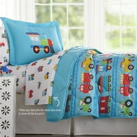 Wildkin Kids Twin mikroszálas ágy egy zsákban fiúknak & lányok