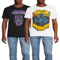 A Marvel's Black Panther Legacy Artist sorozat férfi és nagy férfi grafikus póló, 2 csomag