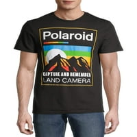 Polaroid Land Camera férfi és nagy férfi grafikus póló