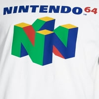 Nintendo Classic Taping Tee férfi rövid ujjú grafikus póló, 3xl méretű