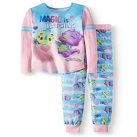 A lány Hatchimals pizsama alváskészlete
