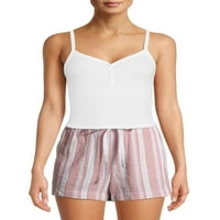 Nincs határok a juniorok Henley Cami teteje, 2-Pack