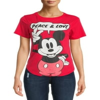 Disney Mickey egér női béke és szerelmi póló