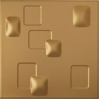 5 8 W 5 8 H Avila endurawall dekoratív 3D fali panel, fényes kabát arany