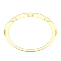 Imperial 1 6Ct TDW Diamond 10K Sárga arany Férfi gyűrű