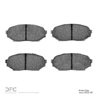 Dynamic 1551-0525- DFC Advanced Brake Pads- félig fémes illesztések: 1990- Mazda Mx-Miata, 1990- Geo Storm