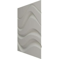 Ekena Millwork 5 8 W 5 8 H hullám endurawall dekoratív 3D fali panel, univerzális idős fém rozsda