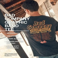 Wrangler® Men's Bad Company grafikus sáv póló, S-3XL méretű