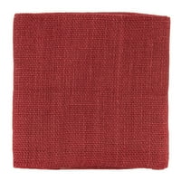 Allen Company Precut Natural Jute Burlap, kész szélek, 46 W 1-yard, piros