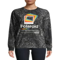 Polaroid Juniors hosszú ujjú grafikus póló