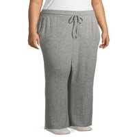 Heart N 'Crush Women's Plus Size Athleisure szuper puha, nyugodt illesztő nadrág, köteg