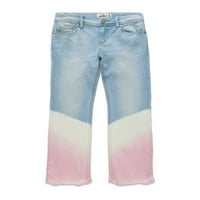 Jordache Girls 4- & Plus Crop Tie Dye Bootcut Jean