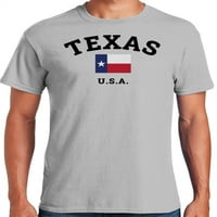 Graphic America State of Texas, USA férfi grafikus póló