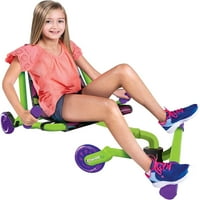Roller Racer Purple és Green Go Kart,-Swing Side-Ode a Csodálatos úthoz, a Zig-Zag Motion Powered