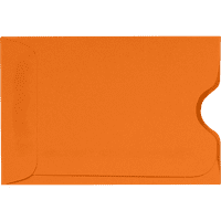 Luxpaper hitelkártya és ajándékkártyák hüvelyek, lb, mandarin narancs, csomag, 1 2 -es méret 2