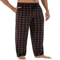 George férfi és nagy férfiak gyapjú alvó pizsama nadrág, 2-csomag, S-5XL