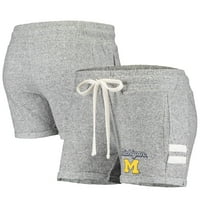 Női Heathered Grey Michigan Wolverines Sequoia rövidnadrág