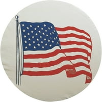 Vinyl amerikai zászló gumiabroncs fedél