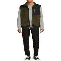 Russell Men's & Big Men's Fau Sherpa mellény, legfeljebb 3xl méretű