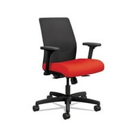 Gyújtás 2. 4-Way Stretch Low-Back Mesh Task szék támogatja akár lbs., Rubin Ülés, Fekete Hátsó Alap