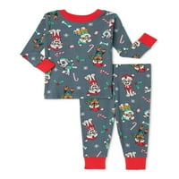 Kisgyermek karakter pizsama, 2 darab, méretek 12m-5T