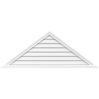 48 W 20 H Háromszög felszíni PVC Gable Vent Pitch: Funkcionális, W 2 W 2 P BrickMould Sill keret