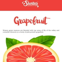 Grapefruit gyertya - közepes rózsaszín oz. Nagyon illatos edény gyertya - alapvető és természetes olajokkal készítve - Fruit