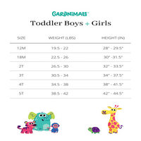 Garanimals Baby és Kisgyermek fiúk Poplin rövidnadrág nyomtatása, méretek 12m-5T