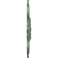 Ekena Millwork 1 8 OD 1 4 P Katheryn mennyezeti medál, kézzel festett athéni zöld