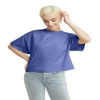 Hanes Originals női ruhadarabfesték kivágott póló rövid ujjú, méretű xs-xxl