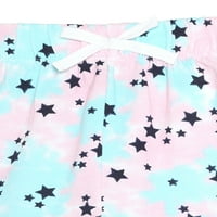 Star Ride Girls nyomtatott és szilárd delfin rövidnadrág, 2-Pack, Méret 4-16