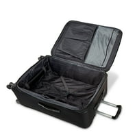 American Tourister Cascade Softside 28 függőleges fonó poggyász, Jet Black