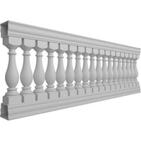 Ekena Millwork 38 H 9'l Fiberthane Legacy nem összeállított balustrade korlátkészlet, Gyle G Style