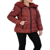 Kanadai időjárási felszerelések női sherpa bélelt puffer kabát