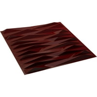 Ekena Millwork 5 8 W 5 8 H Enterprise Endurawall dekoratív 3D fali panel, Gloss Merlot