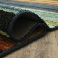 Mohawk Home Rainbow nyomtatott beltéri nylon terület szőnyeg, multi, 7 '6 10
