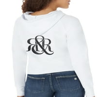 Rock & Republic női női kivágott logó kapucnis pulóver