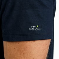 Rainforest férfiak gyors, száraz teljesítményű póló, S-XL méretű