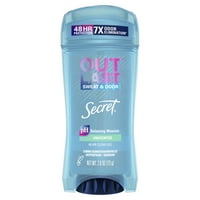 Titkos Outlast tiszta gél izzadásgátló dezodor nőknek, illatmentes 2. oz