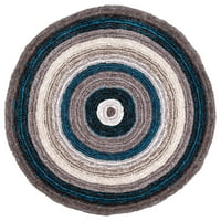 Nuloom Classie kézi tufed bozontos szőnyeg, 8 '10', kék multi