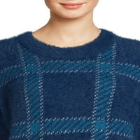 Az idő és a tru női szempilla mintás pulóver