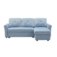 Szekcionált alvó kanapé kanapé húzóágyakkal, aukfa modern ülés L alakú, szekcionált kanapé-ágyakkal és tároló funkció a nappali,